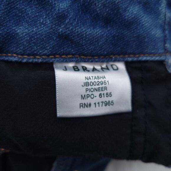 J Brand Natasha Pioneer Button Fly Womens Blue Denim Size 23 Jeans - Picture 11 of 12